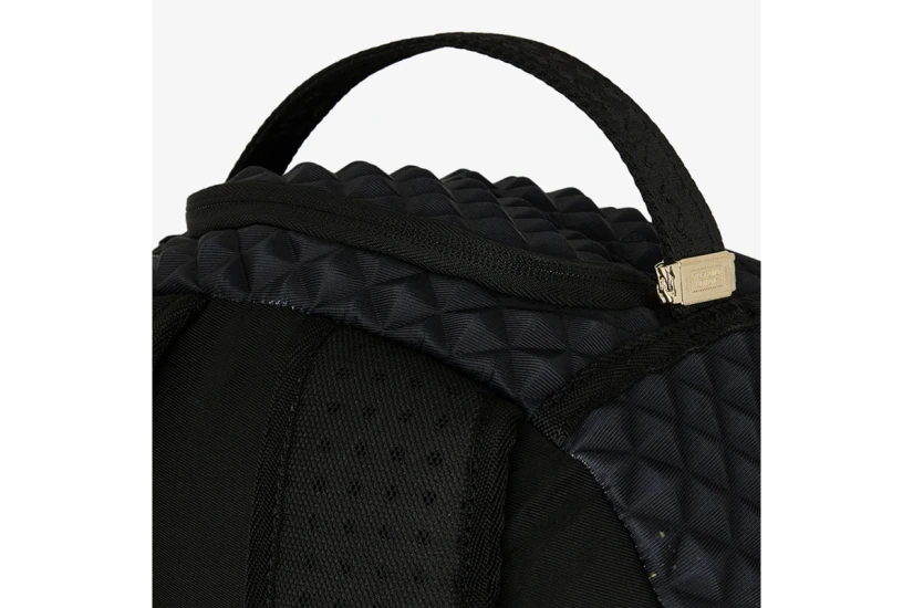 Sprayground Pyramid Stencil Shark Backpack Μαύρο, Κίτρινο