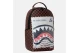 Sprayground Usps Shark Stamp Dlxsv Backpack Μαύρο, Γκρι Σκούρο, Μπλε, Πορτοκαλί