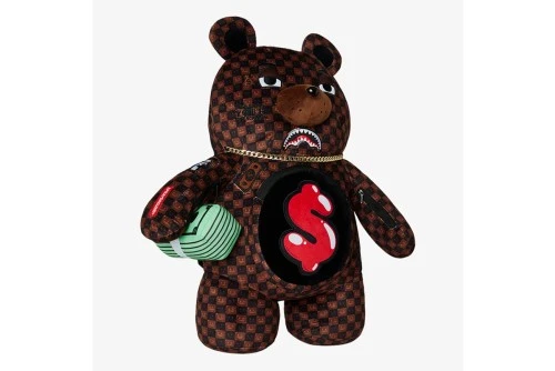 Sprayground Sharks In Paris Wtf Bubble Check Moneybear Backpack (910B9308NSZ)