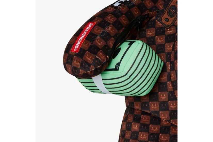 Sprayground Sharks In Paris WTF Bubble Check Moneybear Backpack Καφέ, Διάφορα Χρώματα