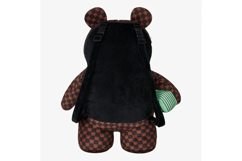 Sprayground Sharks In Paris WTF Bubble Check Moneybear Backpack Καφέ, Διάφορα Χρώματα