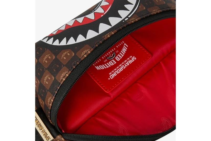 Sprayground Sharks In Paris Wtf Bubble Check Τσαντάκι Μέσης-Χιαστί (910B9309NSZ)