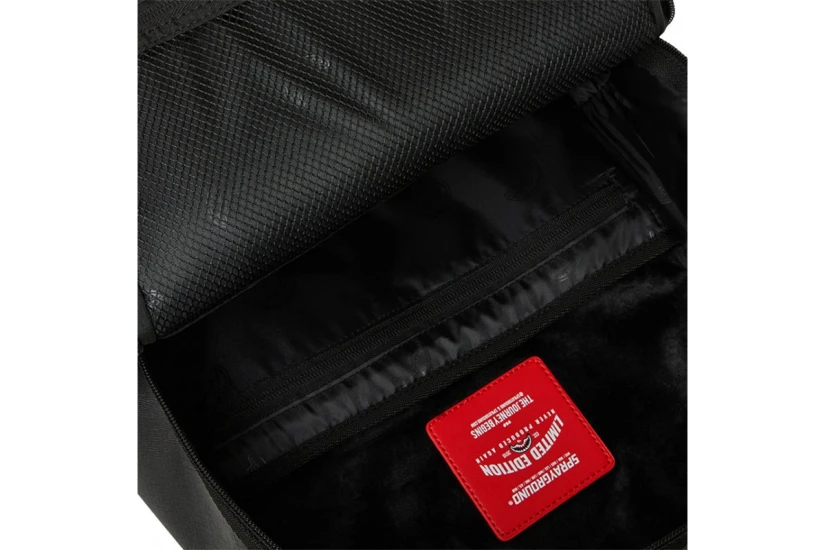 Sprayground Blacked Out Embossed Gold Tooth Dlxsv Backpack (910B9325NSZ)