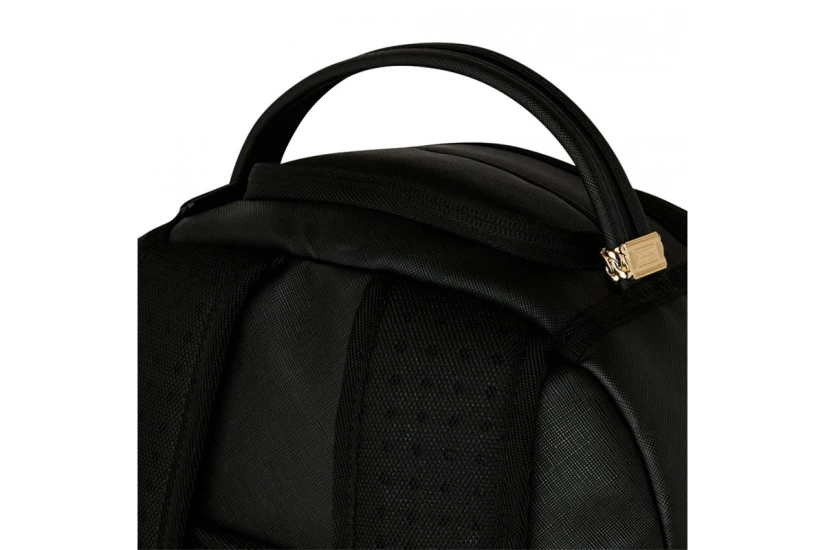 Sprayground Blacked Out Embossed Gold Tooth Dlxsv Backpack (910B9325NSZ)
