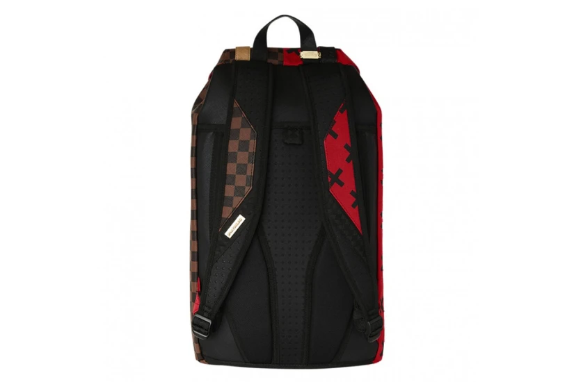 Sprayground Divide And Conquer Hills Dlxsv Limited Edition Backpack Κόκκινα, Καφέ, Μαύρα, Κάμελ