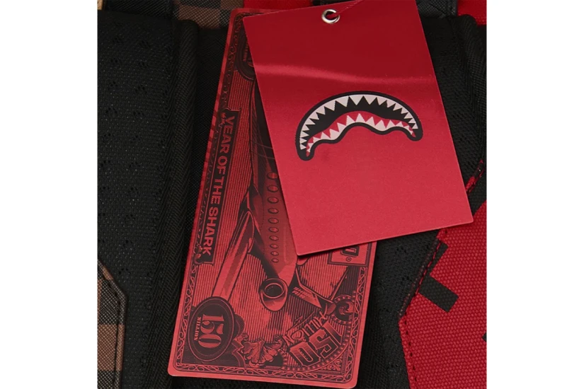 Sprayground Divide And Conquer Hills Dlxsv Limited Edition Backpack Κόκκινα, Καφέ, Μαύρα, Κάμελ