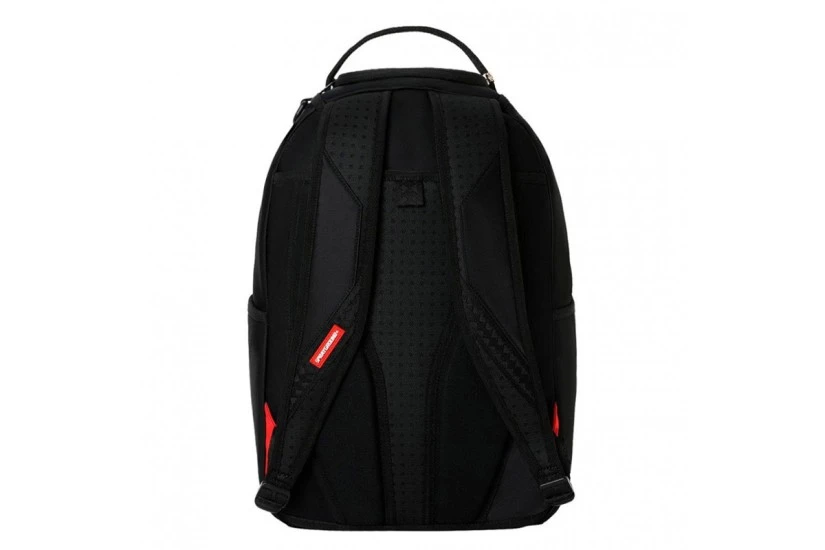 Sprayground Shark Central Blacked Out Embossed Nylon Backpack Μαύρο