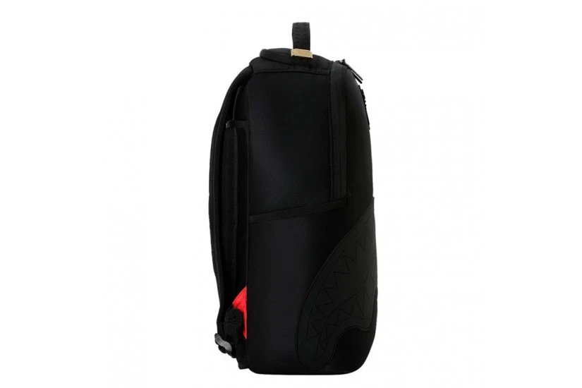 Sprayground Shark Central Blacked Out Embossed Nylon Backpack Μαύρο