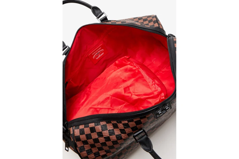Sprayground Big City Emboss Large Τσάντα Ώμου - Χειρός Καφέ, Μαύρη
