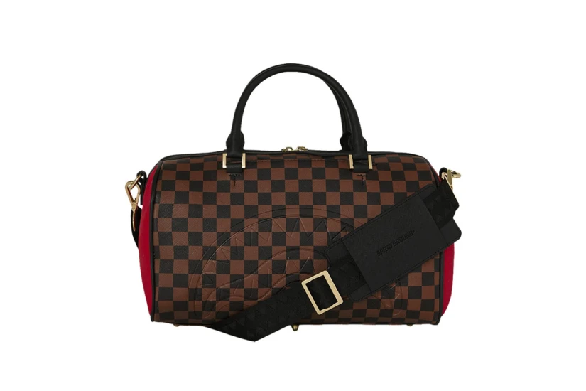 Sprayground Red Redemption Mini Τσάντα Ώμου - Χειρός Καφέ, Μαύρο, Κόκκινο