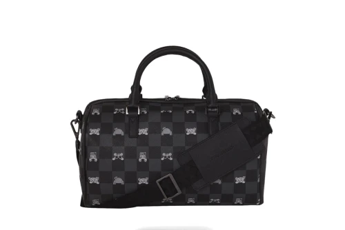Sprayground Gray Peeking Character Check Mini Τσάντα Ώμου - Χειρός (910D8911NSZ)