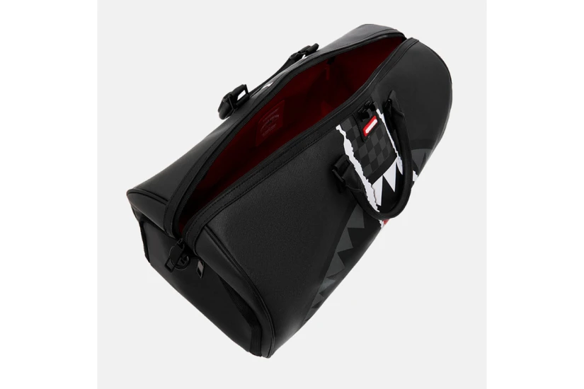 Sprayground Center Rip Reveal Large Duffle Τσάντα Ταξιδιού Μαύρη