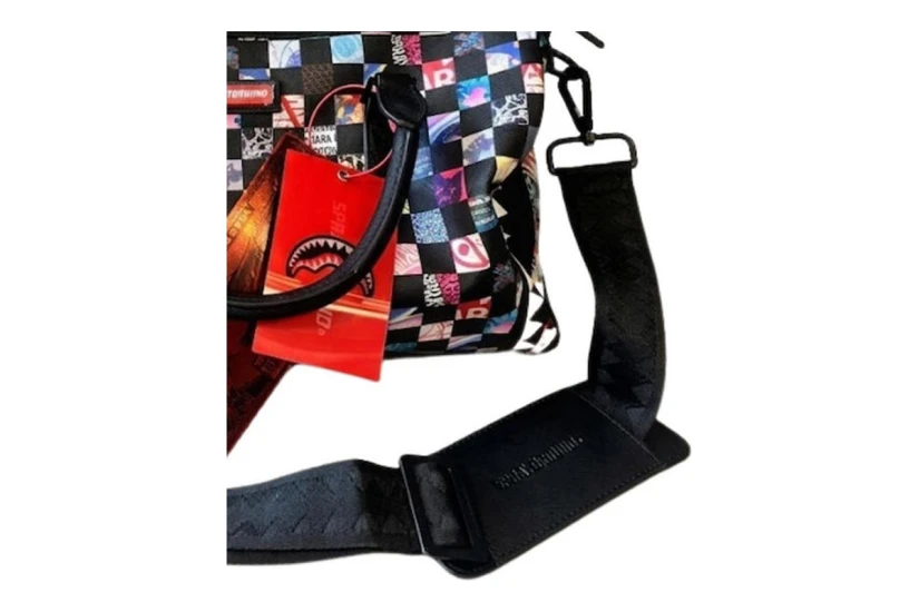 Sprayground Crazy Check Mini Τσάντα Ώμου - Χειρός Πολύχρωμη