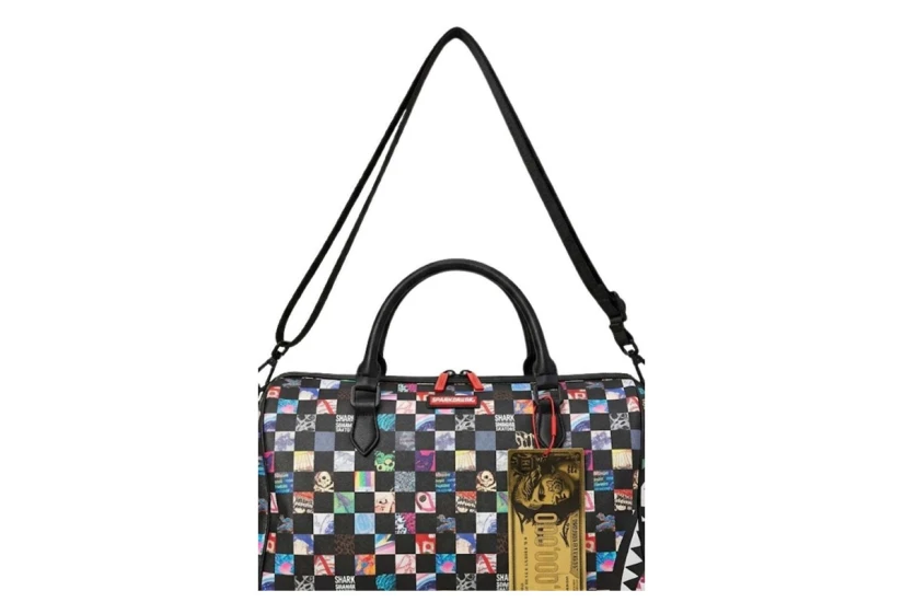 Sprayground Crazy Check Mini Τσάντα Ώμου - Χειρός Πολύχρωμη