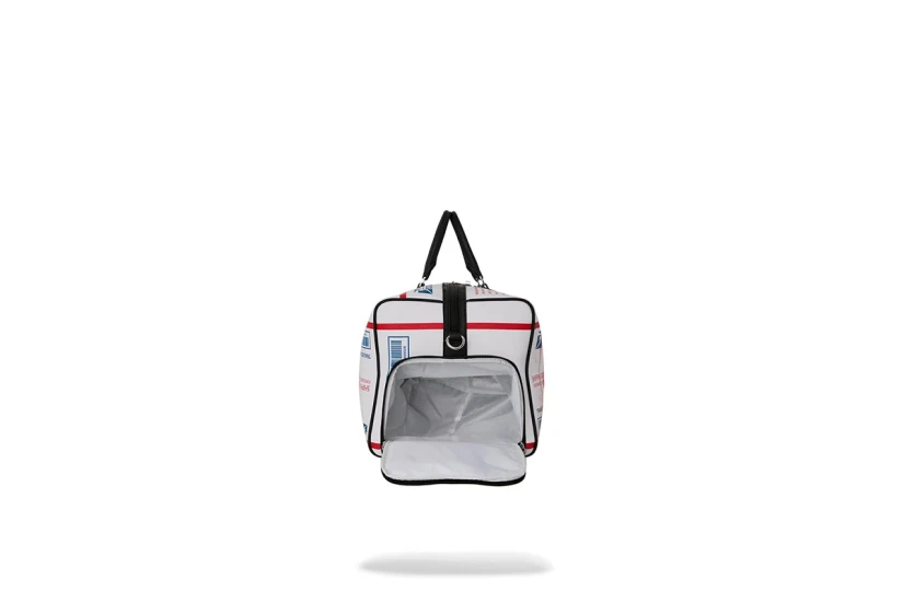 Sprayground Usps Shipping Box Duffle Τσάντα Ώμου - Χειρός Λευκό, Κόκκινο, Μπλε, Μαύρο