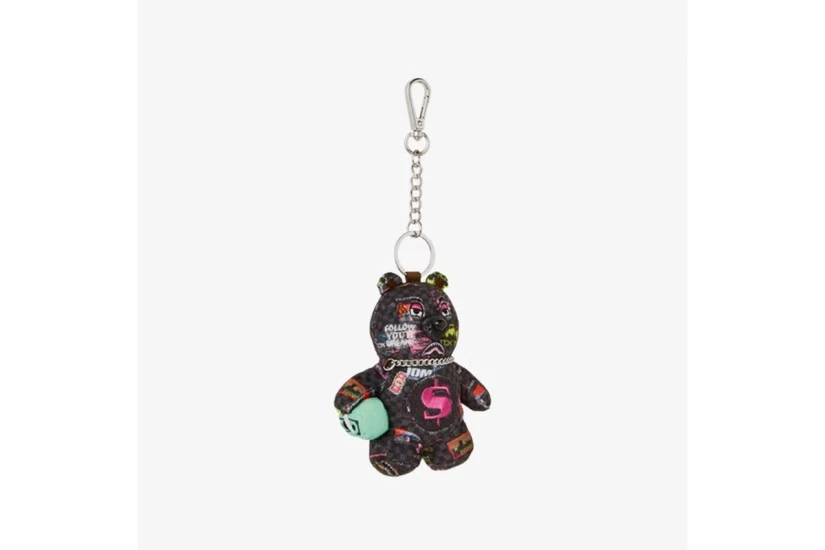 Sprayground Global Mogul Cyber Punk Bear Μπρελόκ Μόδας (910K9595NSZ)