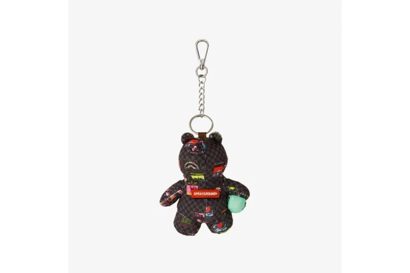 Sprayground Global Mogul Cyber Punk Bear Μπρελόκ Μόδας (910K9595NSZ)