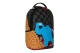 Sprayground Sesame Street Cookie Monster Curtain Mini Backpack Μαύρο, Γκρι Σκούρο, Μπλε, Πορτοκαλί
