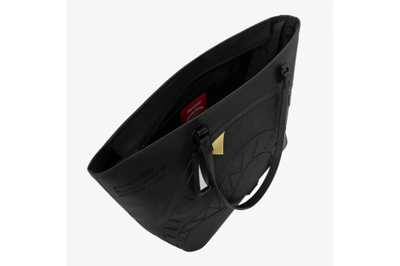 Sprayground Blacked Out Embossed Gold Tooth Τσάντα Tote (910T9329NSZ)