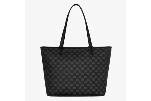 Sprayground Black And White Drip Check Shark Τσάντα Tote (910T9346NSZ)