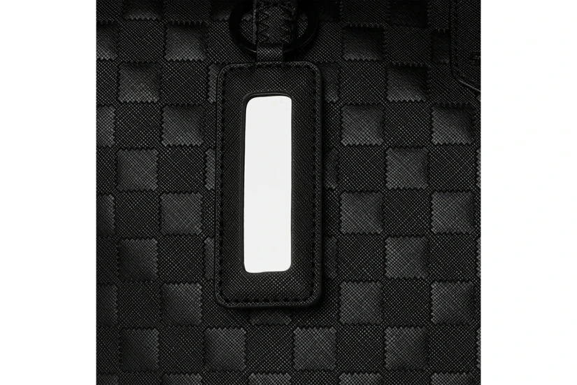 Sprayground Raised Check Γυναικεία Τσάντα Tote Μαύρη