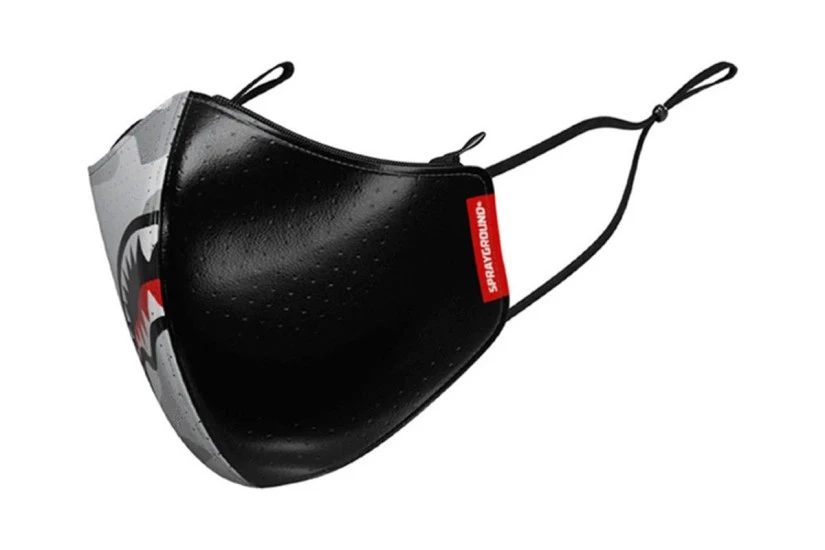 Sprayground DAMAGE CONTROL STASH POCKET VEGAN LEATHER Υφασμάτινη Μάσκα