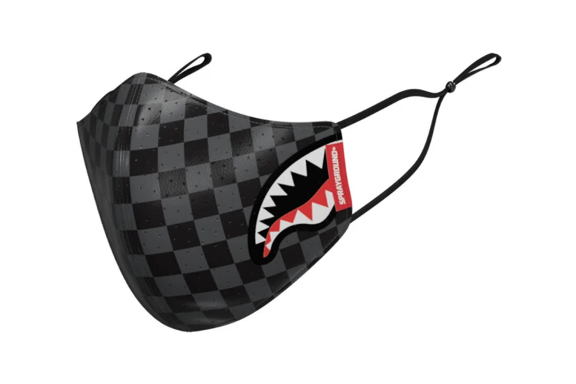 Sprayground SHARKS IN PARIS VEGAN LEATHER Unisex Υφασμάτινη Μάσκα