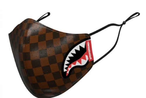 Sprayground Sharks In Paris Vegan Leather Face Mask (910Z341NSZ)