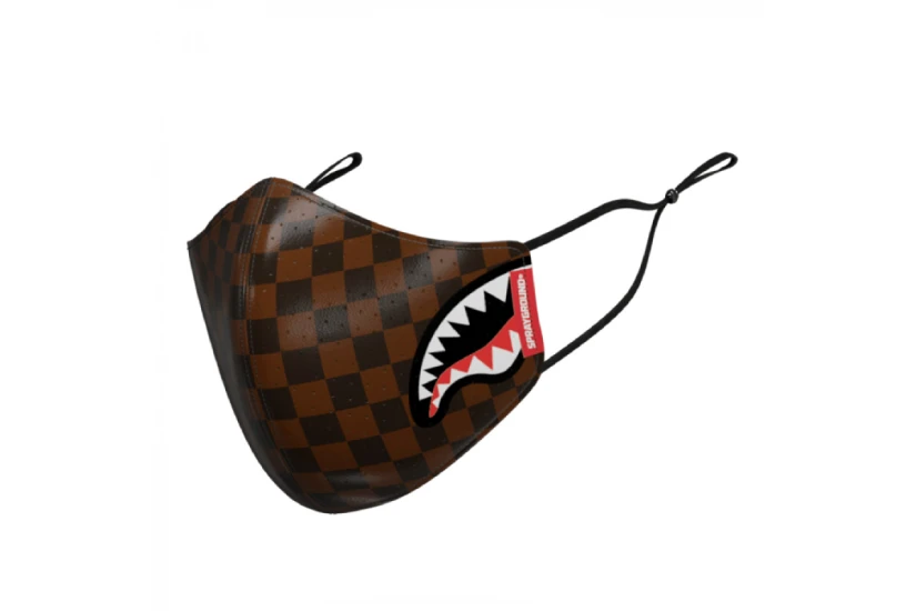 Sprayground SHARKS IN PARIS VEGAN LEATHER Unisex Υφασμάτινη Μάσκα