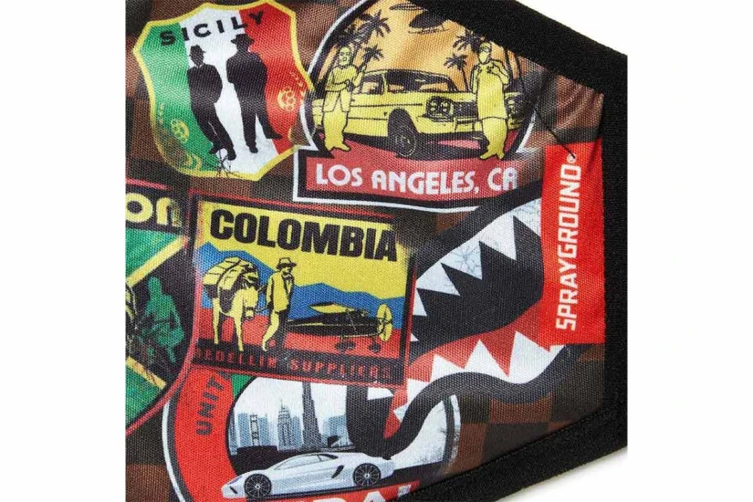 Sprayground GLOBAL MOGUL Unisex Υφασμάτινη Μάσκα