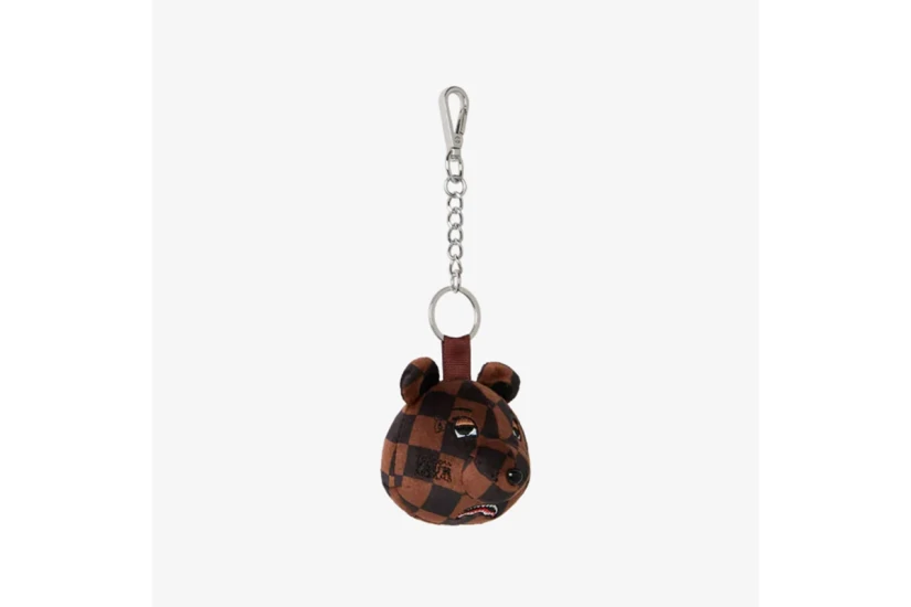 Sprayground Checker Bear Head Μπρελόκ Μόδας (910Z714NSZ)