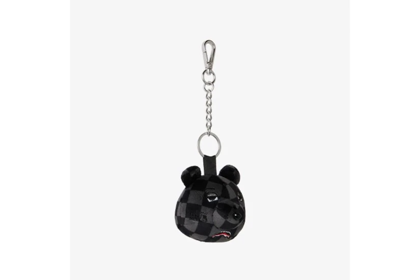 Sprayground Checker Bear Head Μπρελόκ Μόδας (910Z715NSZ)