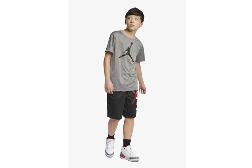 Jordan Jumpman Παιδικό Κοντομάνικο T-Shirt Γκρι