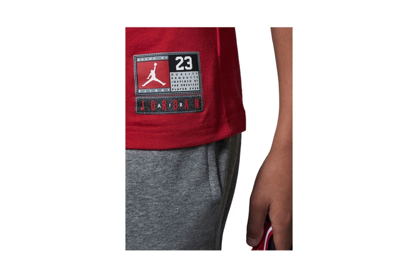 Jordan Practice Flight Παιδικό Κοντομάνικο T-Shirt Κόκκινο