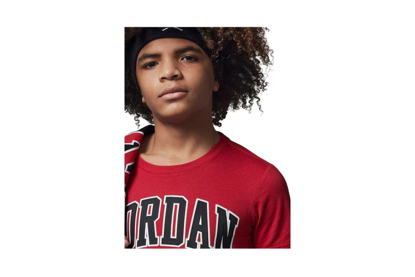 Jordan Practice Flight Παιδικό Κοντομάνικο T-Shirt Κόκκινο