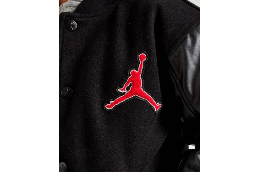 Jordan Varsity Παιδικό Μπουφάν Bomber Μαύρο, Κόκκινο