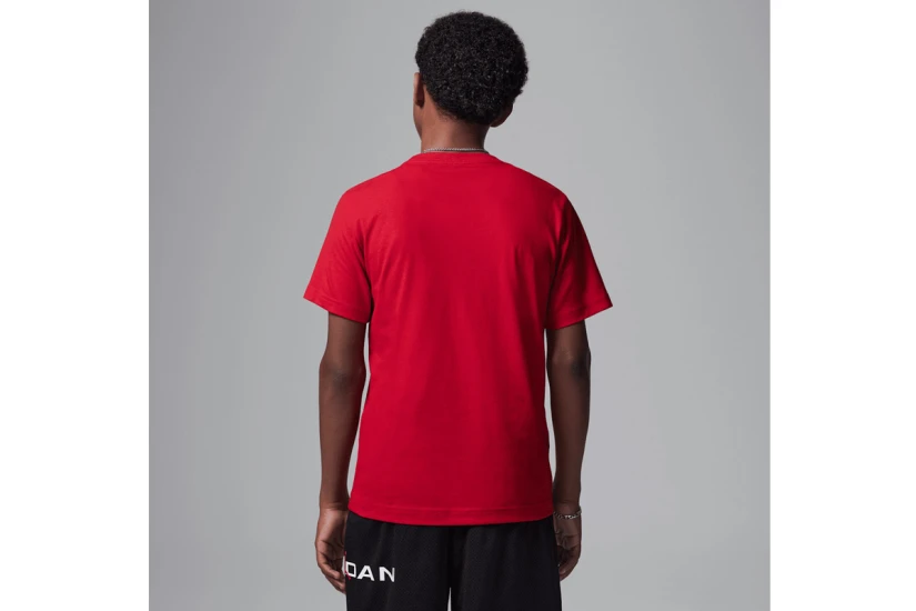 Jordan Jumpman Air Embroidered Παιδικό Κοντομάνικο T-Shirt Κόκκινο