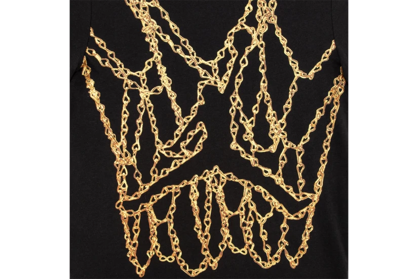 Jordan Jumpman Chain Παιδικό Κοντομάνικο T-Shirt Μαύρο, Χρυσό