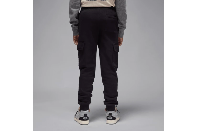 Jordan Brooklyn Fleece My Essentials Παιδικό Παντελόνι Φόρμας Μαύρο