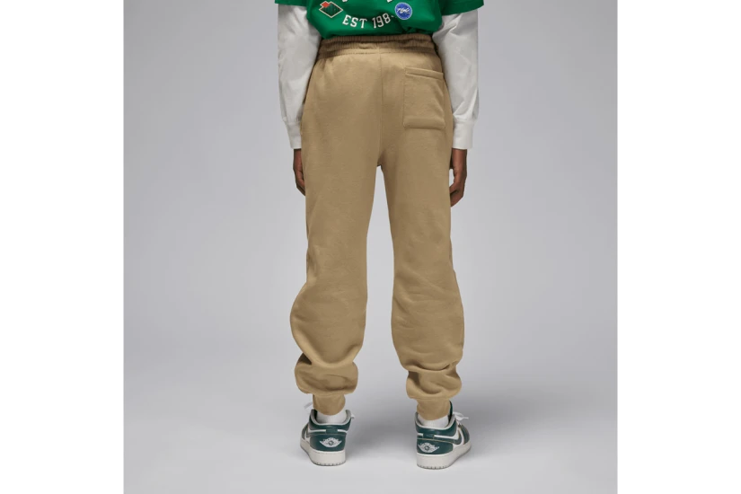 Jordan Brooklyn Fleece Παιδικό Παντελόνι Φόρμας Μπεζ