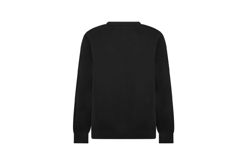 Jordan Brooklyn Fleece Παιδική Μακρυμάνικη Μπλούζα με Λαιμόκοψη Μαύρη