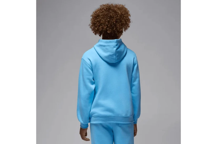 Jordan Brooklyn Fleece Παιδικό Φούτερ με Κουκούλα Γαλάζιο
