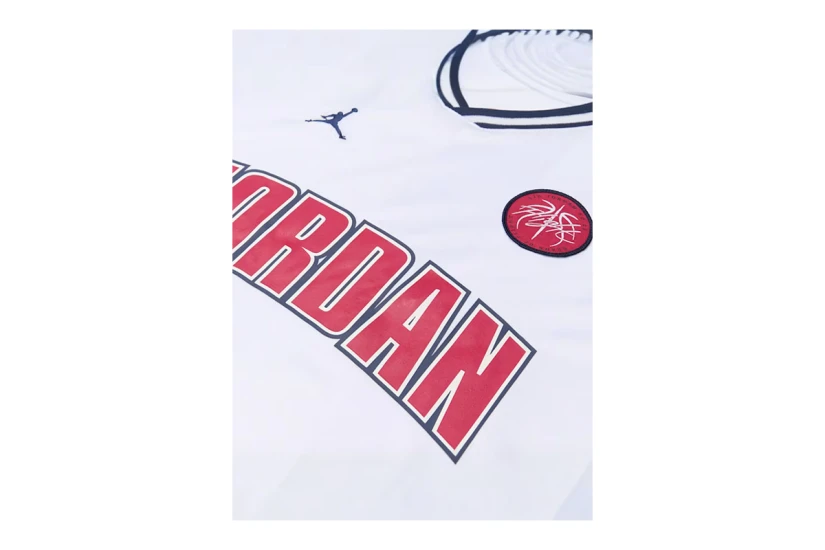Jordan Sport Jersey Παιδικό Κοντομάνικο T-Shirt Λευκό