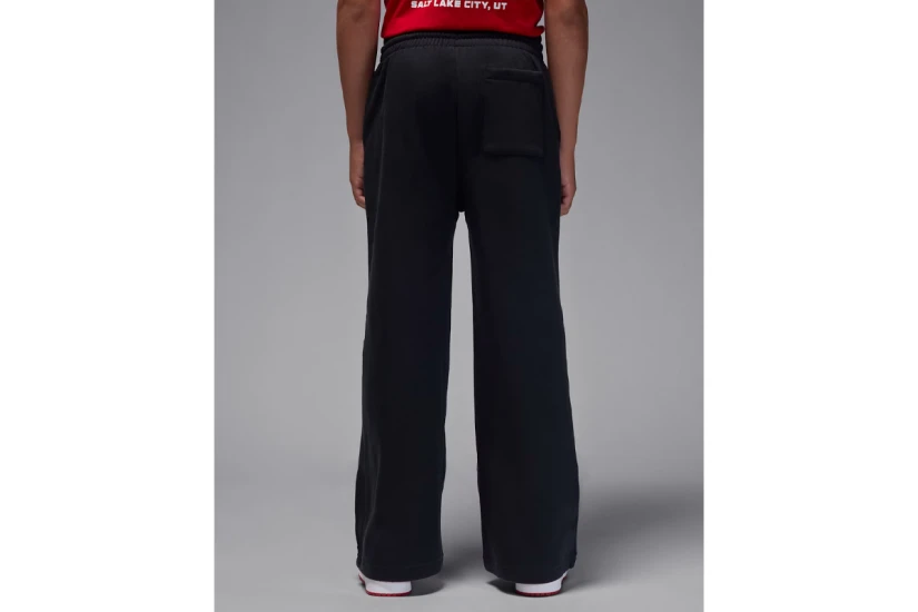 Jordan Brooklyn Essentials Open Fleece Παιδικό Παντελόνι Φόρμας Μαύρο