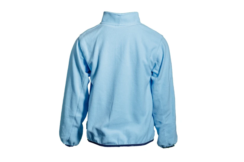 Jordan Brooklyn Παιδική Μακρυμάνικη Μπλούζα Fleece με Φερμουάρ Γαλάζια