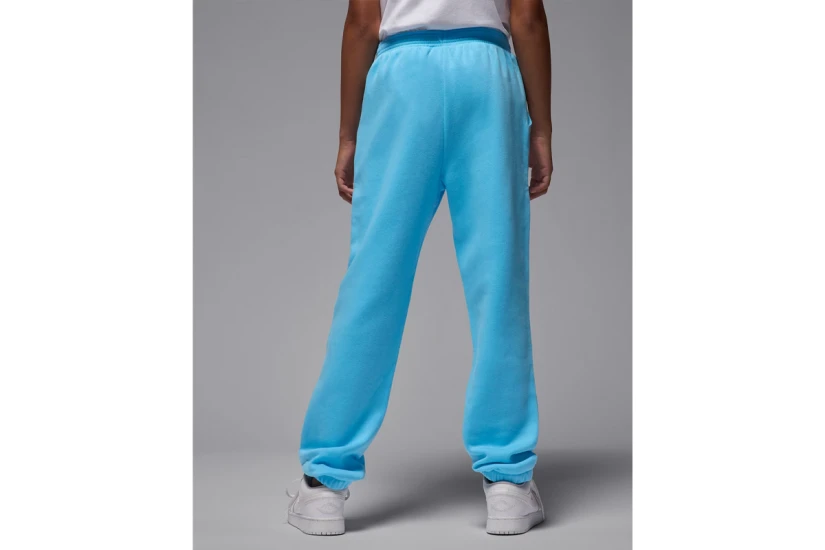 Jordan Mountainside Fleece Παιδικό Παντελόνι Φόρμας Γαλάζιο, Ασημί