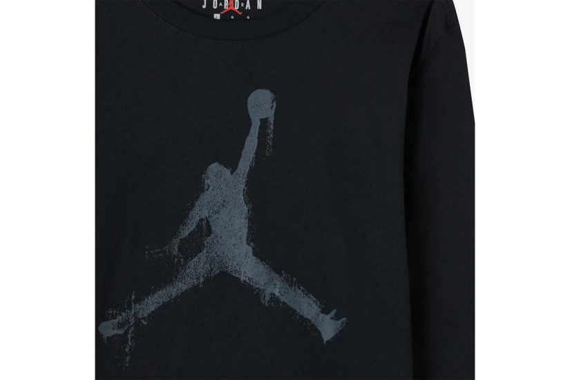 Jordan Jumpman Drip Παιδική Μακρυμάνικη Μπλούζα Μαύρη