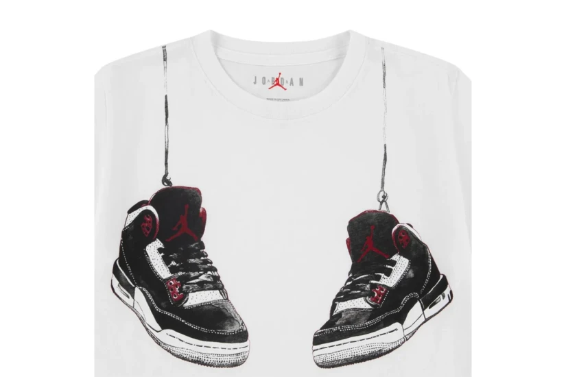 Jordan Hanging Aj3 Παιδικό Κοντομάνικο T-Shirt Λευκό