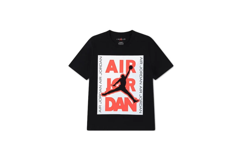 Jordan City Παιδικό Κοντομάνικο T-Shirt Μαύρο, Κόκκινο, Λευκό