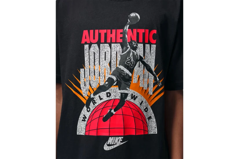 Jordan Authentic Παιδικό Κοντομάνικο T-Shirt Μαύρο